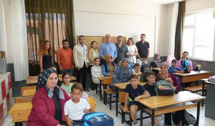 Kırsaldaki öğrencilerin yüzünü güldüren destek