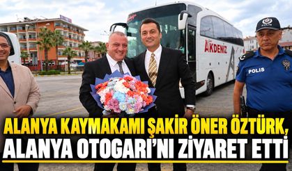 Alanya Kaymakamı Otogar esnafıyla buluştu