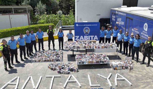 Antalya Büyükşehir Zabıtası 5 bin 807 adet sahte parfüme el koydu