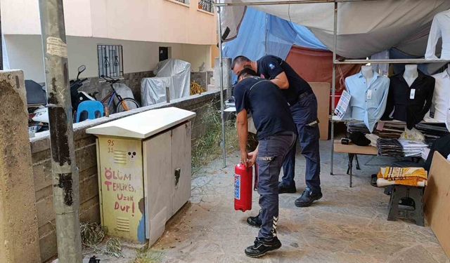 Antalya’da artan klima kullanımı, elektrik hatlarında yangına yol açtı