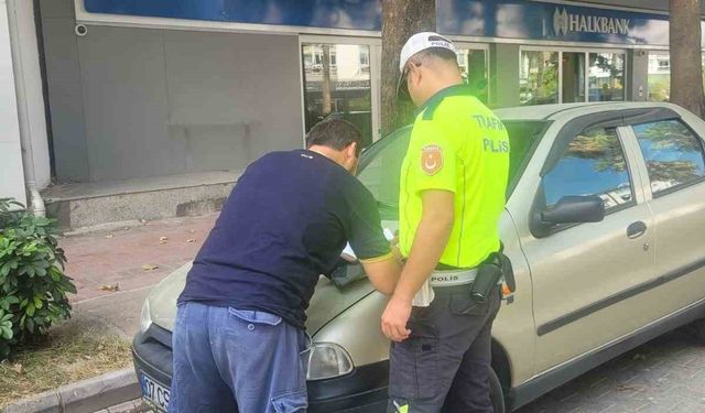 Gazipaşa’da denetime takılan sürücüye 7 bin TL ceza