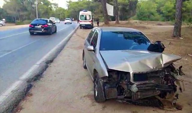 Hatalı sollama kazaya neden oldu: 2 ağır yaralı