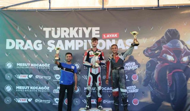 Kepez’de Motodrag rüzgarı esti