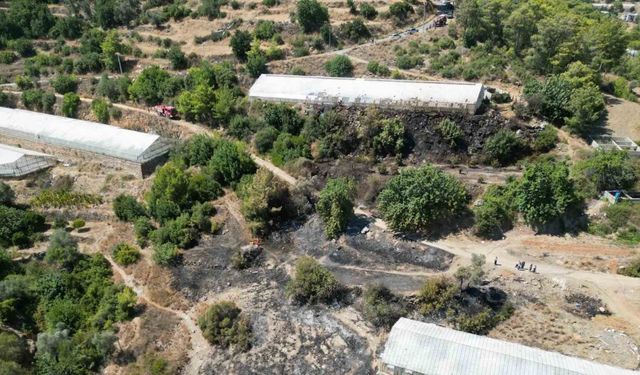 Yerleşim yerine yakın noktada çıkan ve ormana sıçrayan yangın söndürüldü