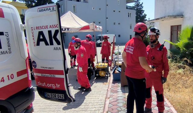 Alanya Belediyesi AFAD tatbikatına katıldı