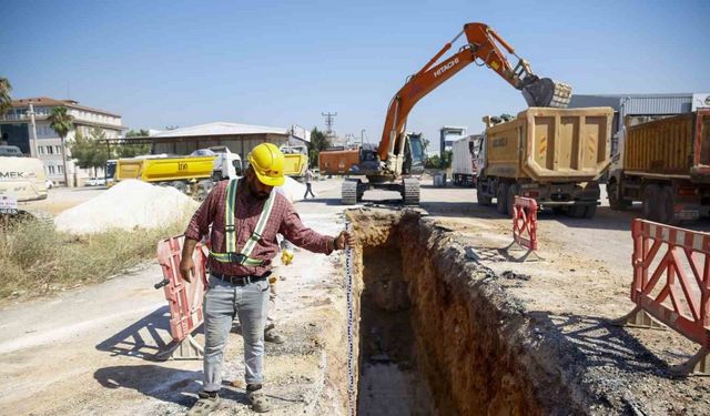 76 kilometrelik kanalizasyon şebeke hattının 21 kilometrelik bölüm tamamlandı