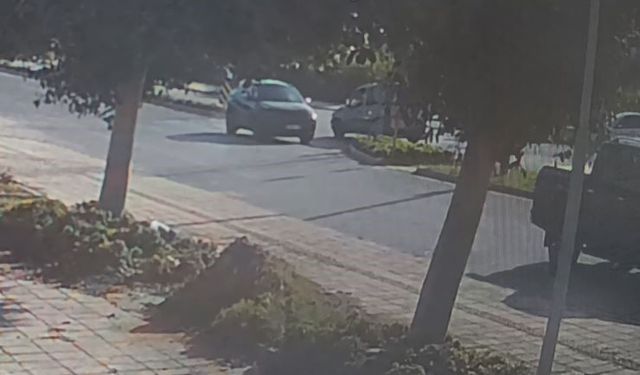 Antalya’da 2 kişinin yaralandığı kaza güvenlik kamerasında