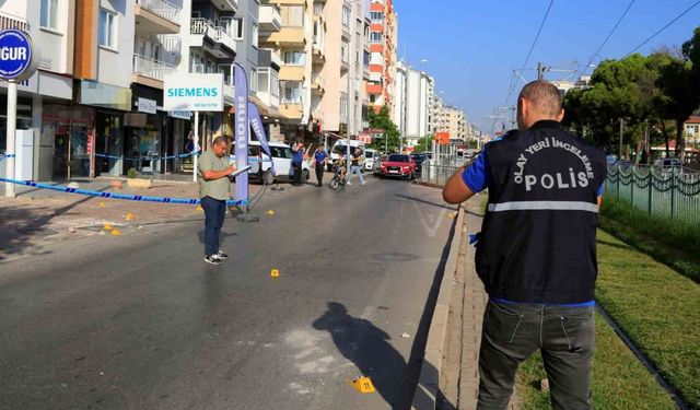 İşyeri kurşunlandı, yol savaş alanına döndü