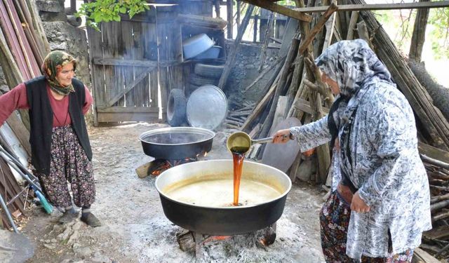 Pekmez kazanları kaynamaya başladı