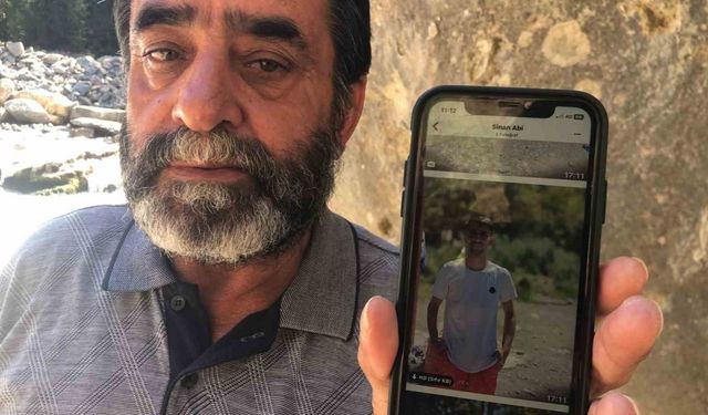 Irmakta 1,5 aydır aranan gencin suya girmeden hemen önceki fotoğrafları ortaya çıktı