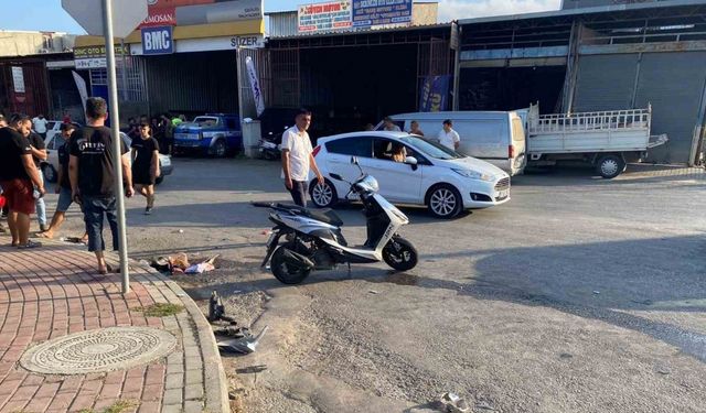 Kaza yapan ehliyetsiz sürücü polis merkezine sığındı