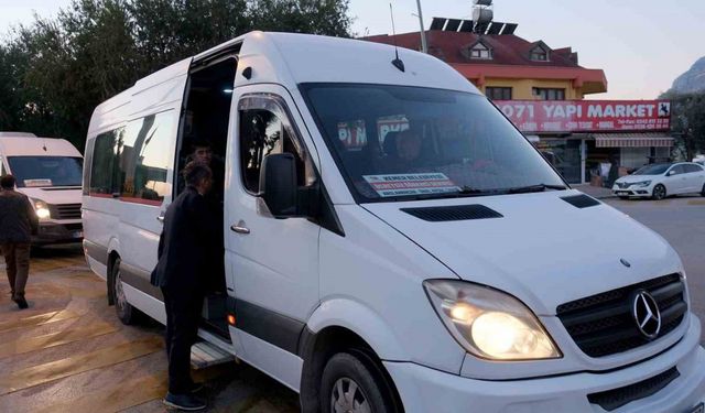 Kemer Belediyesi’nden öğrenci servislerine denetim