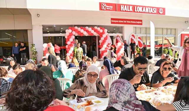 Manavgat’ta “Halk Lokantası” açıldı