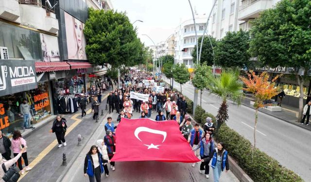 Manavgat’ta ‘Toprağa Saygı Yürüyüşü’