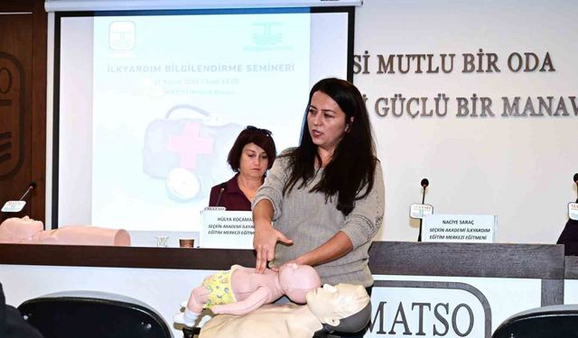 MATSO’da ilk yardım bilgilendirme semineri