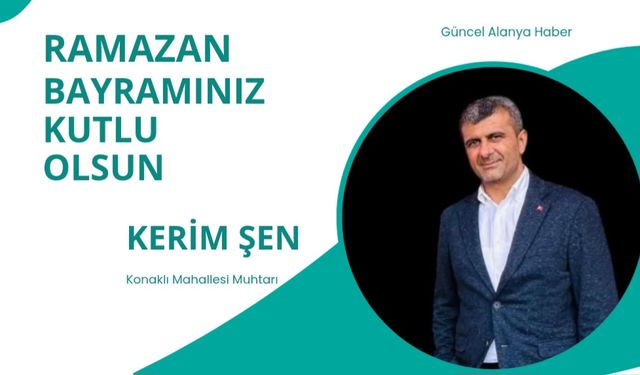 Kerim Şen bayram kutlaması