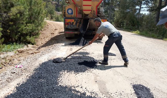 Mahalle ve yayla yollarına yaz bakımı