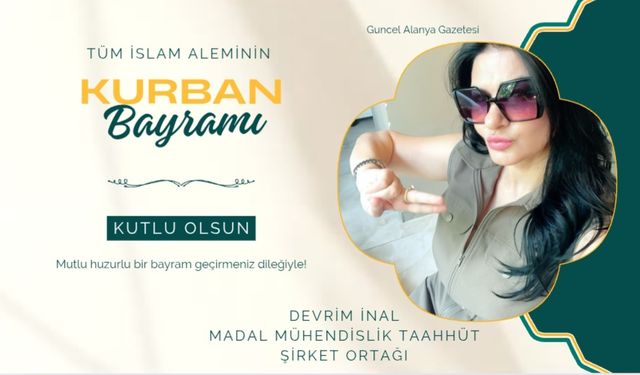 Devrim İnal bayram kutlaması