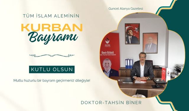 Dr. Tahsin Biner bayram kutlaması