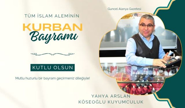 Yahya Arslan bayram kutlaması