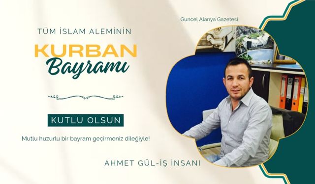 Ahmet Gül bayram kutlaması
