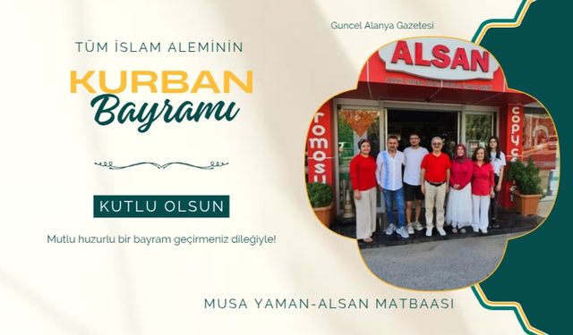 Musa Yaman bayram kutlaması
