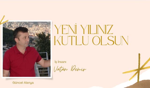 İş İnsanı Vatan Demir Yeni yıl kutlaması