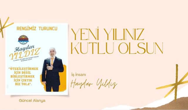 Haydar Yıldız Yeni yıl kutlaması