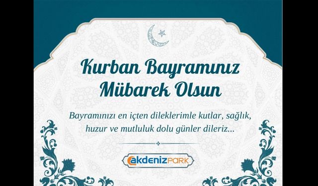 akdenizPARK bayram kutlaması