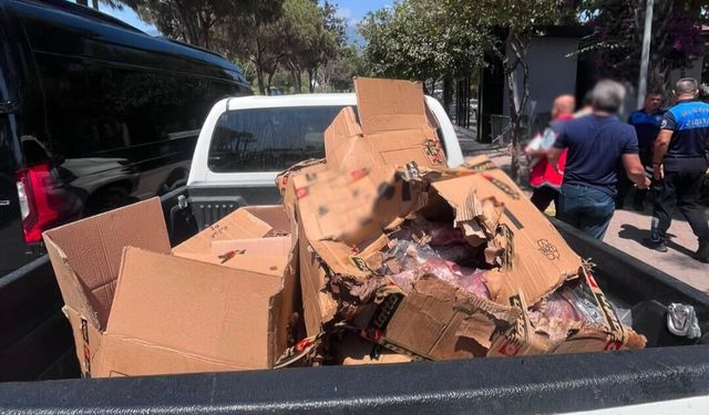 Halk sağlığını tehdit eden 300 kilo et imha edildi