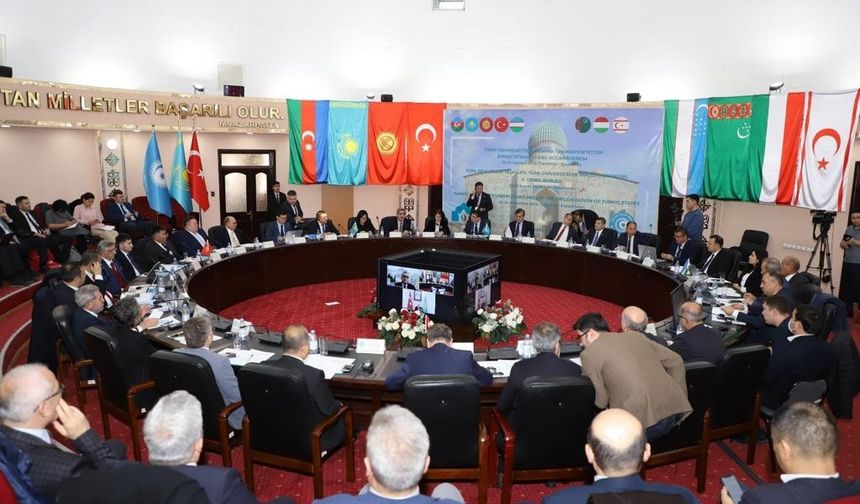 Türk Devletleri Teşkilatı Türk Üniversiteler Birliği Türkmenistan’da topandı