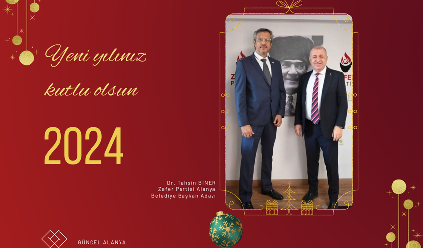 Zafer Partisi Adayı Dr. Tahsin Biner yeni yıl kutlaması