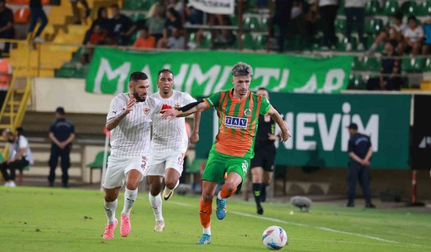 Trendyol Süper Lig: Corendon Alanyaspor: 0 - Hatayspor: 0 (Maç sonucu)