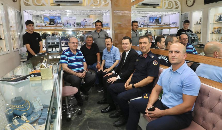Yeni Kaymakam Alanya’da esnafı ziyaret etti
