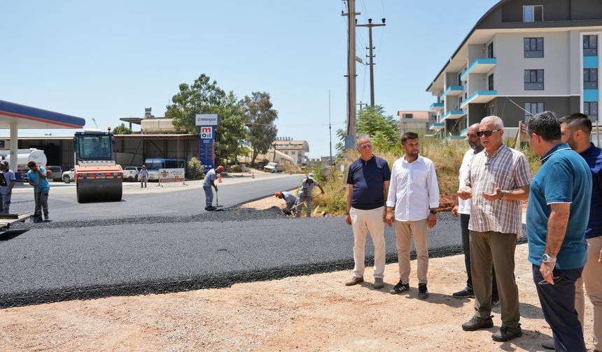 Alanya Belediyesi'nden sıcak asfalt seferberliği