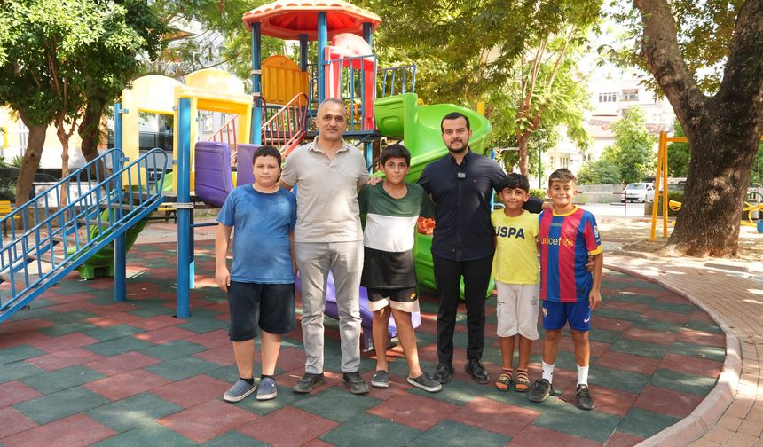 Alanya’daki parklar tek tek yenileniyor
