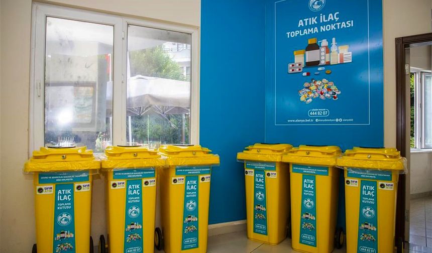 Sağlık merkezlerinden 719 kilo atık ilaç toplandı