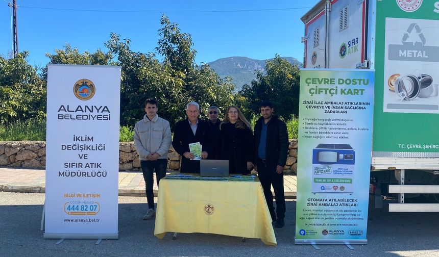 Alanya’da semt pazarlarında sıfır atık seferberliği