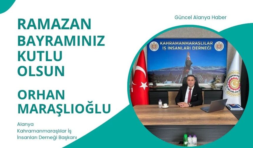 Orhan Maraşlıoğlu Ramazan Bayramı kutlaması