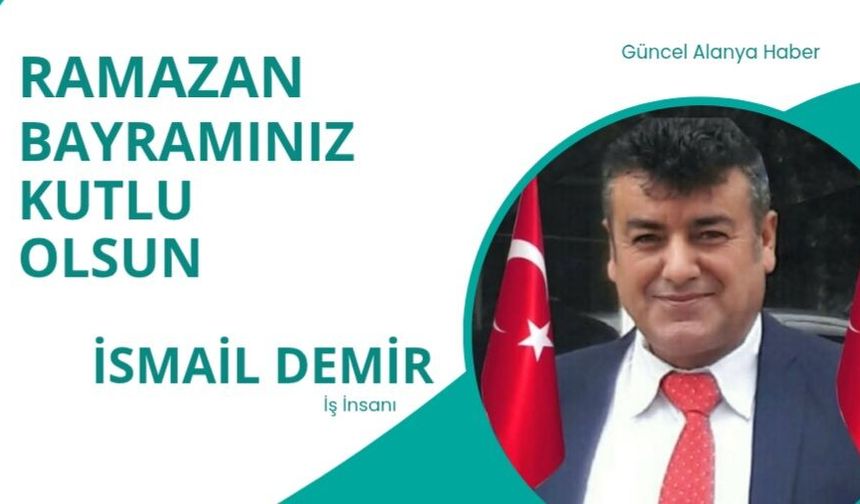 İsmail Demir Ramazan Bayramı kutlaması