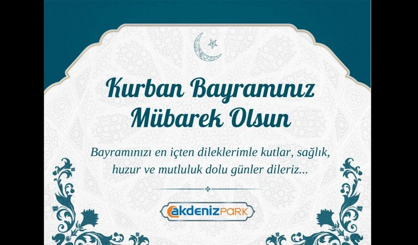 akdenizPARK bayram kutlaması