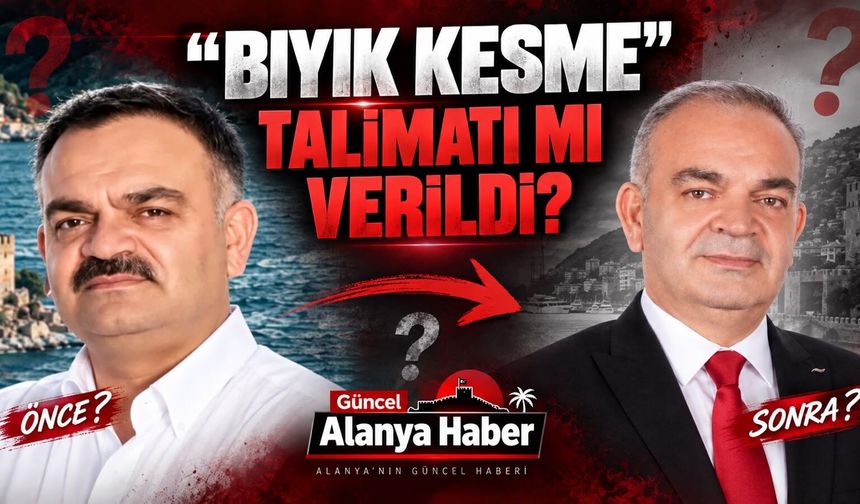 "Bıyık kesme" talimatı mı verildi?