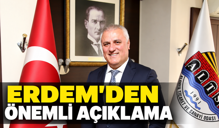 ERDEM'DEN ÖNEMLİ ACIKLAMA