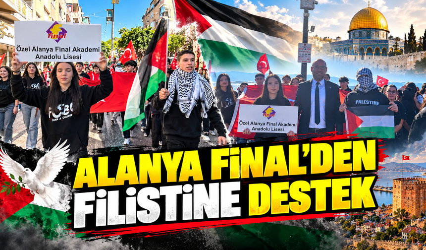 Alanya Final'den Filistine destek