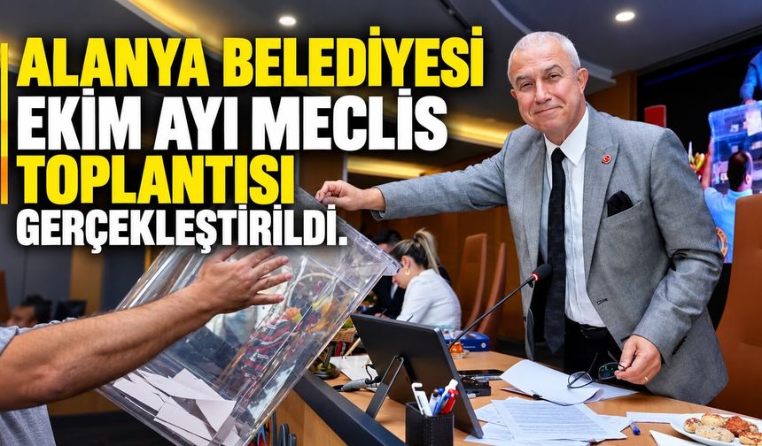 Ekim ayı meclis toplantısinda faaliyetler anlatıldı