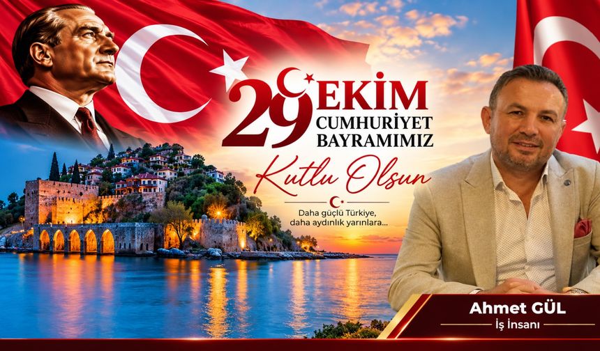 İş İnsanı Ahmet Gül Cumhuriyet Bayramı kutlaması