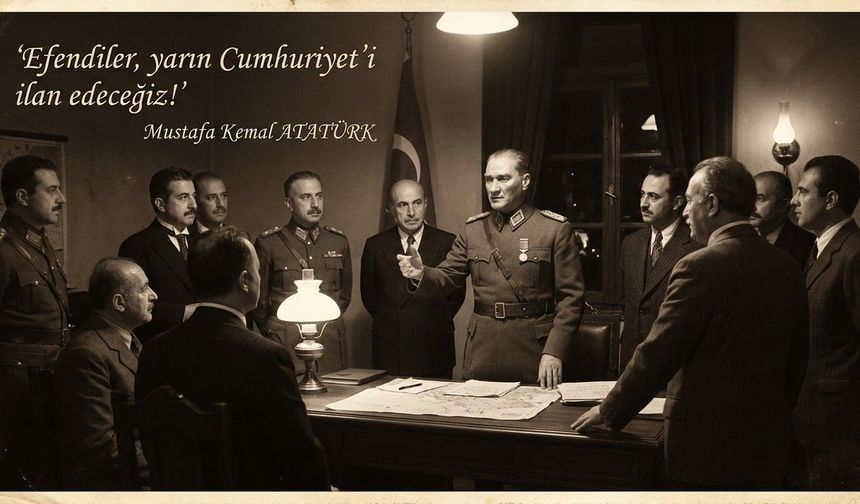 🇹🇷 “EFENDİLER, YARIN CUMHURİYET’İ İLAN EDECEĞİZ!” 🇹🇷