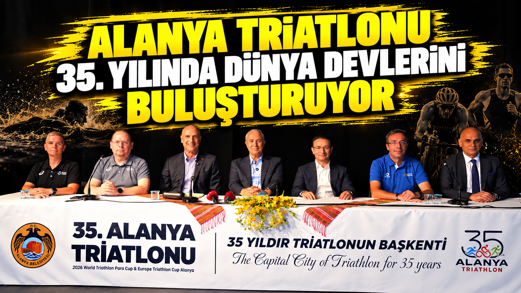 ALANYA TRİATLONU 35. YILINDA DÜNYA DEVLERİNİ BULUŞTURUYOR