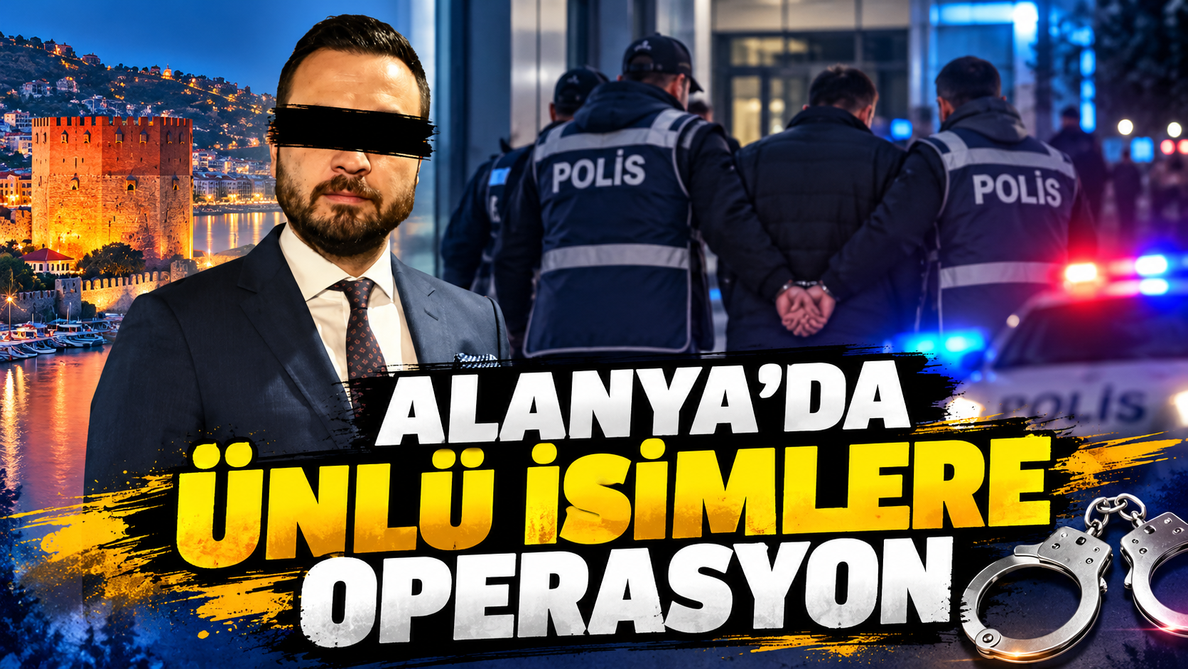 ALANYA'DA ÜNLÜ İSİMLERE OPERASYON
