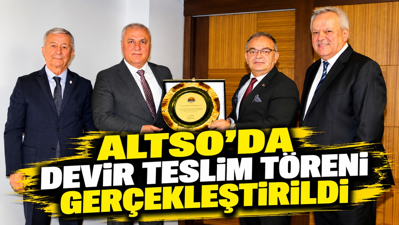ALTSO’DA DEVİR TESLİM TÖRENİ GERÇEKLEŞTİRİLDİ